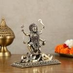 Brass Superfine Intricate Mahakali Idol | 6.5" Sacred Art | 800g Divine Masterpiece | Detailed Temple Beauty | Jaipurio